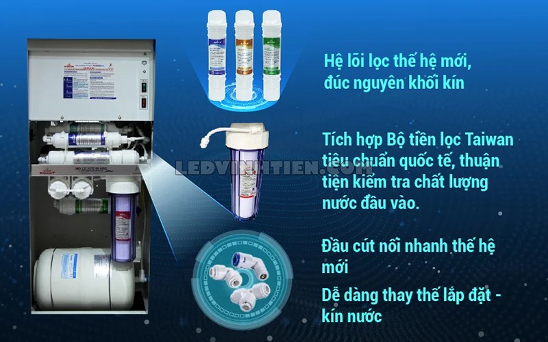 Tính năng của máy lọc nước nóng lạnh ELITE PRO 739GK-UR chiết khấu cao