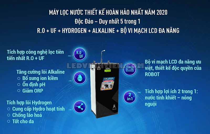 Tính năng của máy lọc nước nóng nguội SPRING PRO 9GH-UR chất lượng cao