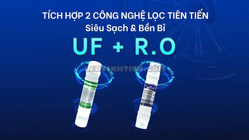 Tính năng của máy lọc nước UF, RO ALPHA PRO 9GK-UR giá rẻ