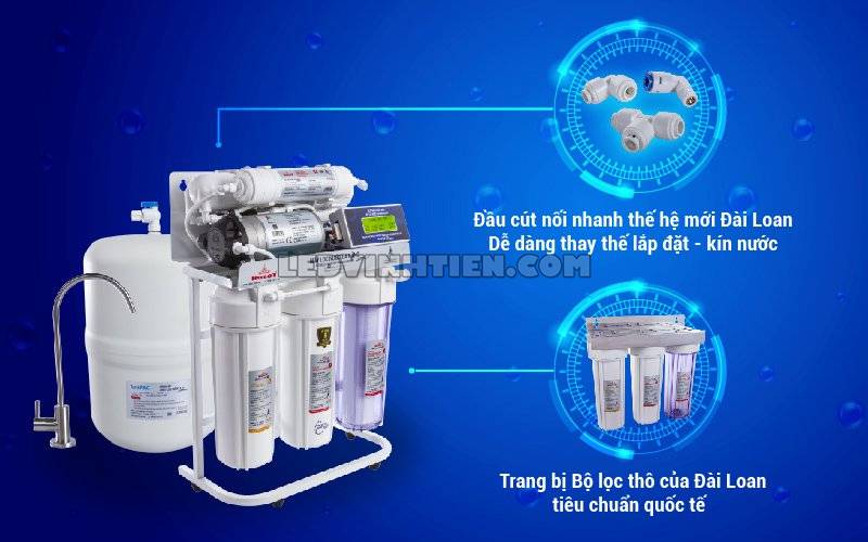 Tính năng của máy lọc nước UF, RO ALPHA-9G loại tốt tại Vĩnh Tiến