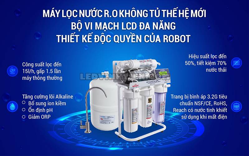  Tính năng của máy lọc nước UF, RO ALPHA-9G RONT giá rẻ joo