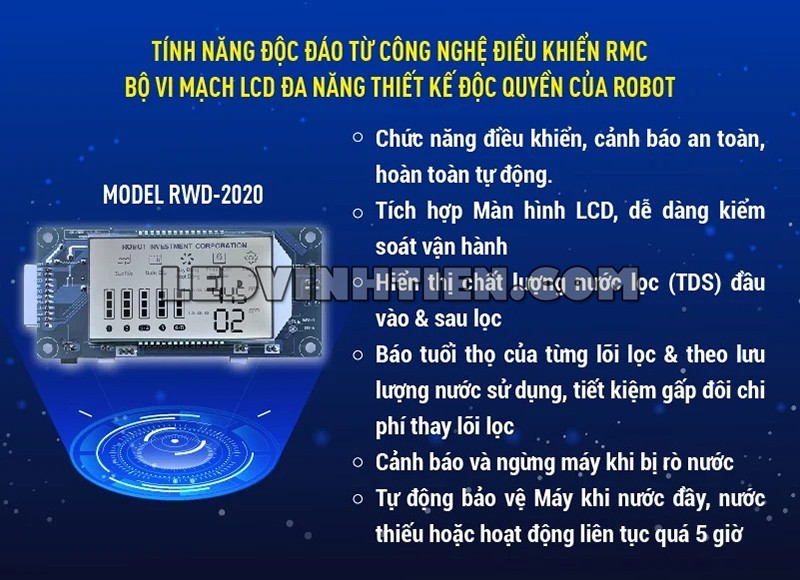 Tính năng của máy lọc nước nóng lạnh GRAND-X9WKUR giá rẻ