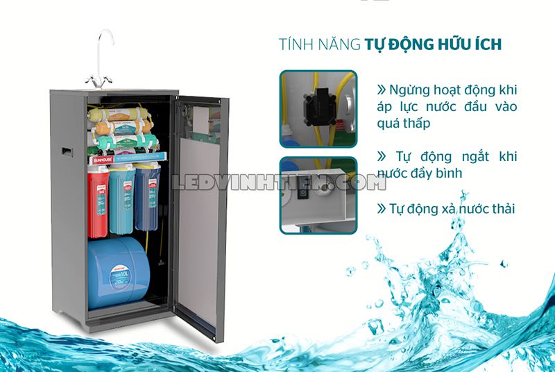 máy lọc nước RO 9 lõi Sunhouse giá rẻ