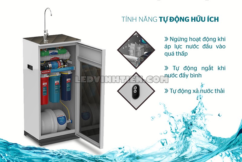 máy lọc nước RO 8 lõi chính hãng