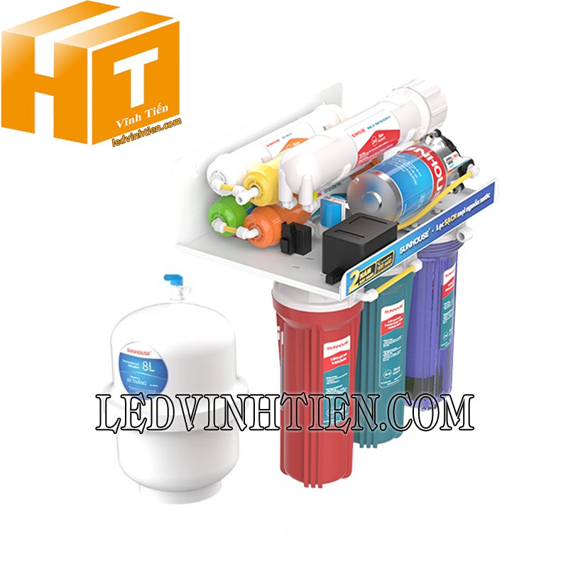 máy lọc nước RO không vỏ 8 lõi