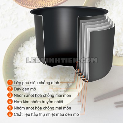 nồi cơm điện cao tầng SR-CX188SRAM giá rẻ