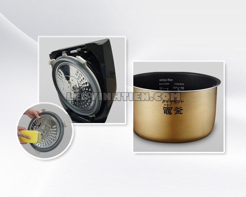 nồi cơm điện cao tầng SR-PX184KRA loại tốt tại Nha Trang