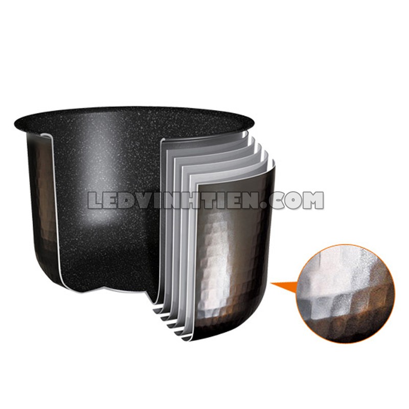 nồi cơm điện cao tầng SR-ZX185KRAM giá rẻ