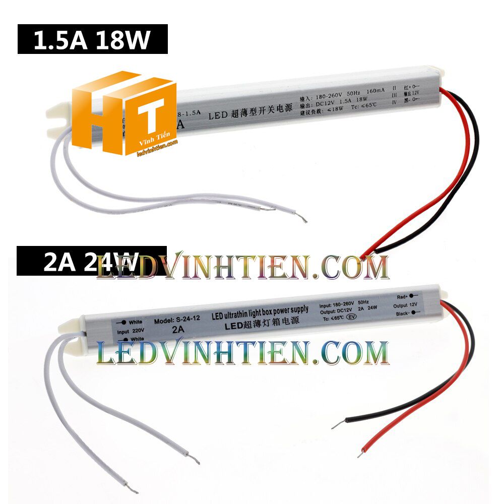 Bộ Nguồn đũa DC12V 3A 36W ngoài trời loại tốt, giá rẻ, đủ ampe dùng cấp nguồn DC cho đèn led, camera, tự động hóa