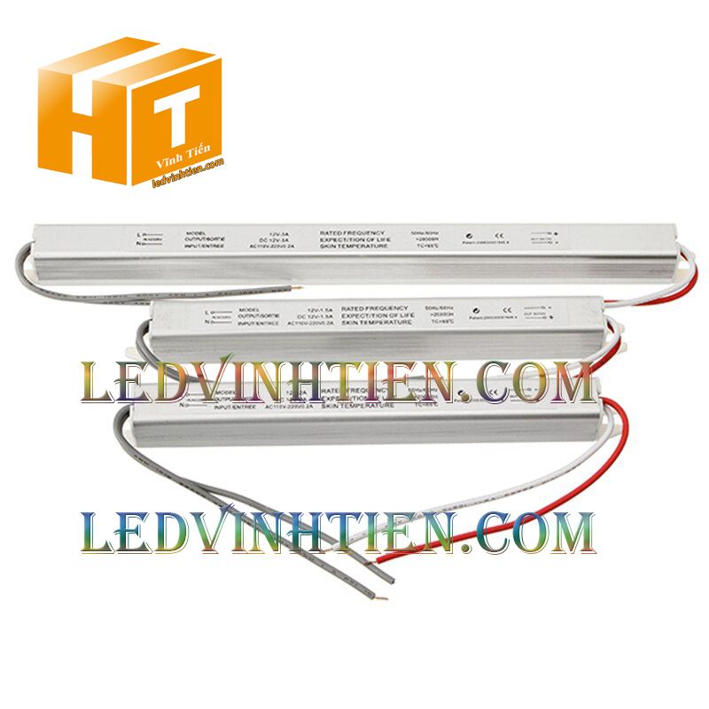 Bộ Nguồn đũa DC12V 4A 48W ngoài trời loại tốt, giá rẻ, đủ ampe dùng cấp nguồn DC cho đèn led, camera, tự động hóa