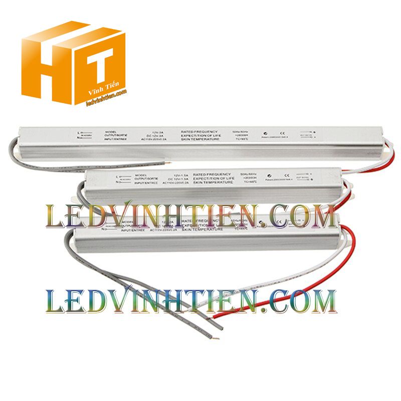 Bộ Nguồn đũa DC12V 6A 72W ngoài trời loại tốt, giá rẻ, đủ ampe dùng cấp nguồn DC cho đèn led, camera, tự động hóa