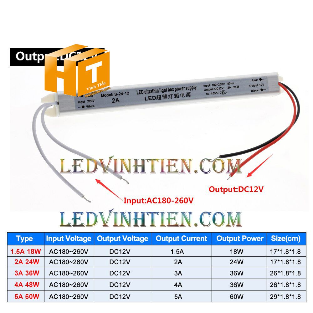 Bộ Nguồn đũa DC12V1A/2A/3A/4A/5A/6A ngoài trời loại tốt, giá rẻ, đủ ampe dùng cấp nguồn DC cho đèn led, camera, tự động hóa