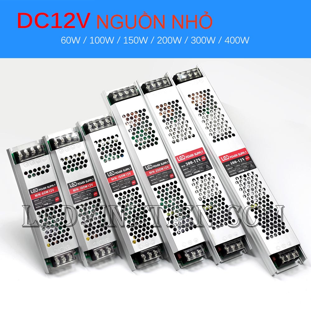 Nguồn tổng DC12V dài loại tốt, giá rẻ, dùng cấp nguồn cho đèn led, camera