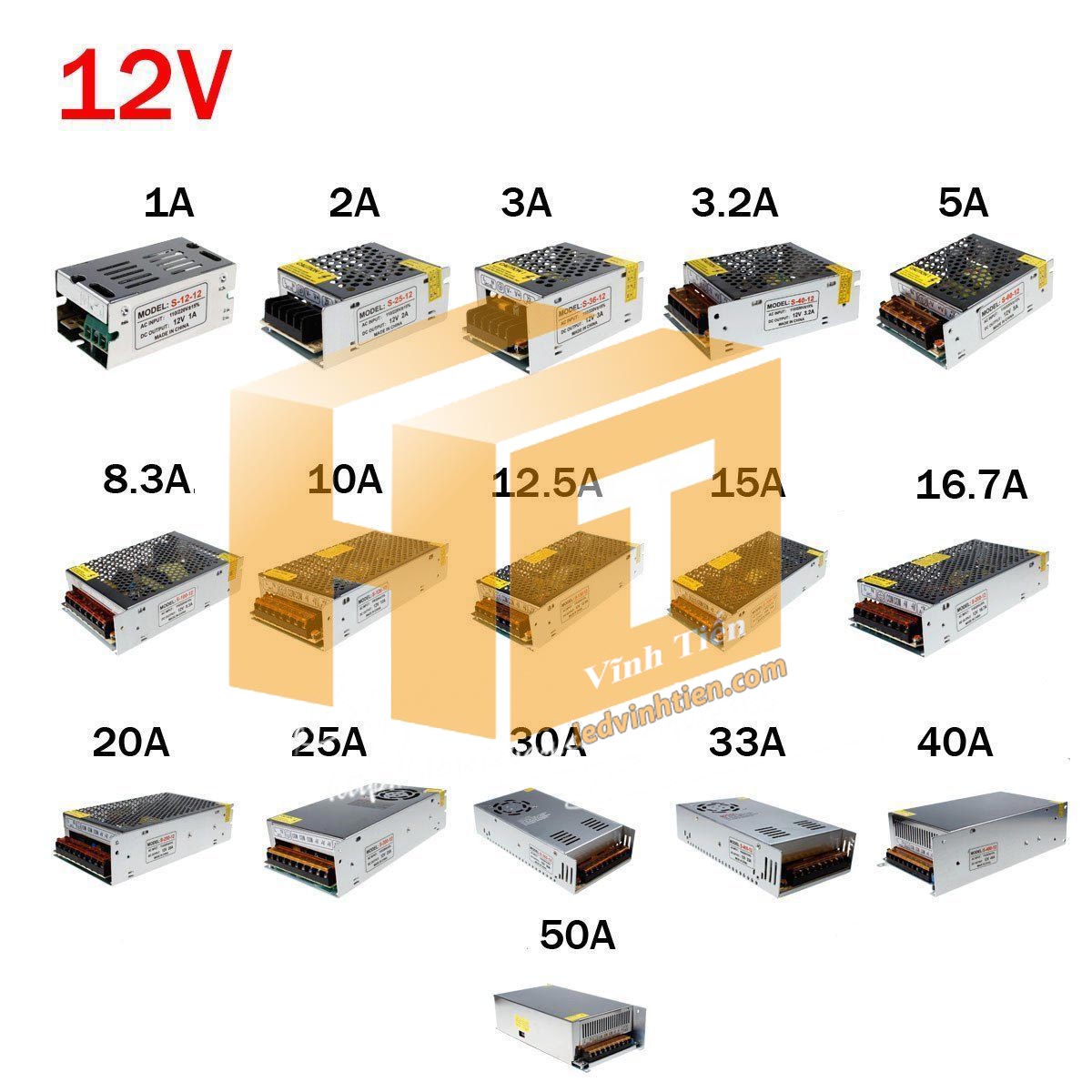 Nguồn tổ ong hay còn gọi là nguồn tổng, nguồn led 12V 1A được cấp nguồn DC12V camera, Led quảng cáo, led hắt, led module, các loại đèn led chiếu sáng, như led thanh, led module, led dây, bơm mước mini, tự động hóa, BOARD MẠCH ĐIỆN TỬ XEM hình ảnh chụp mọi góc cạnh của bộ nguồn tổ ong 12V 1A 12W loại tốt, giá rẻ, chất lượng, đủ ampe, có quạt, nhôm tản nhiệt, sản phẩm chính hãng ledvinhtien.com Hình ảnh chụp mọi góc cạnh của DC12V 1A 