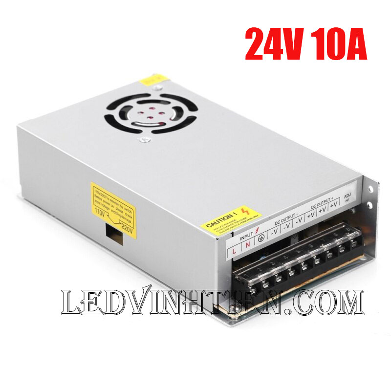 Bộ Nguồn 24V 10A  240W Có Quạt
