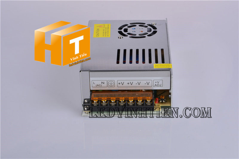 Bộ nguồn DC24V 10A 240W với quạt, nguồn điện ổn định cho thiết bị.