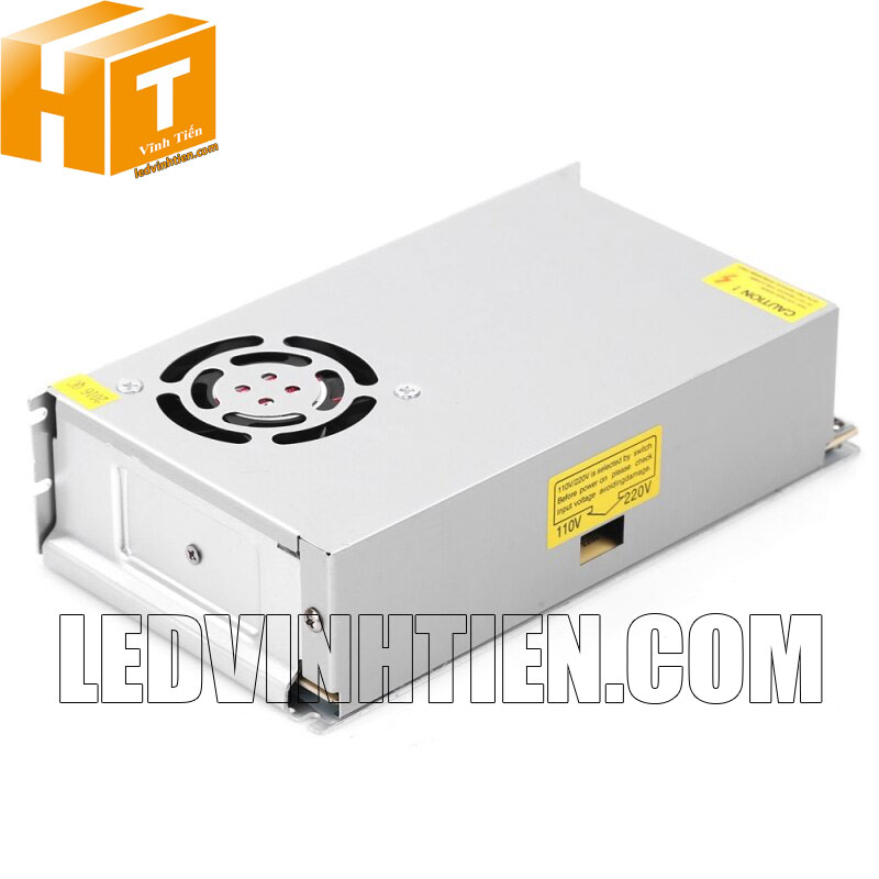 Bộ nguồn DC24V 10A 240W có quạt, phù hợp cho bảng mạch điện tử.