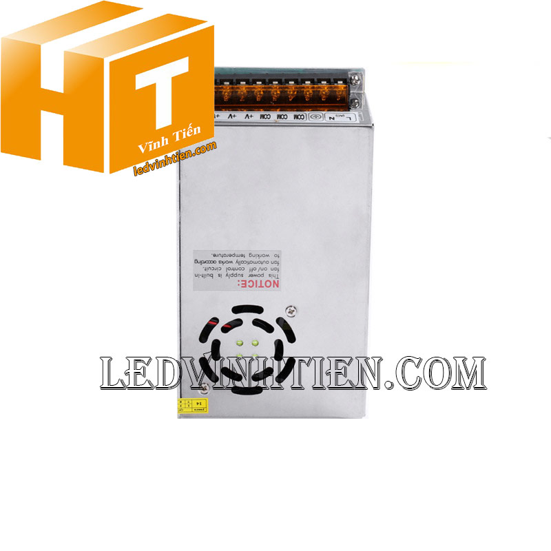 Bộ nguồn DC24V 10A 240W có quạt làm mát, lý tưởng cho đèn chiếu sáng.