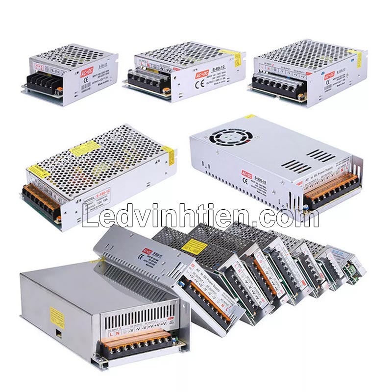 Bộ nguồn 24V 10A không quạt 240W, vận hành êm, độ bền cao