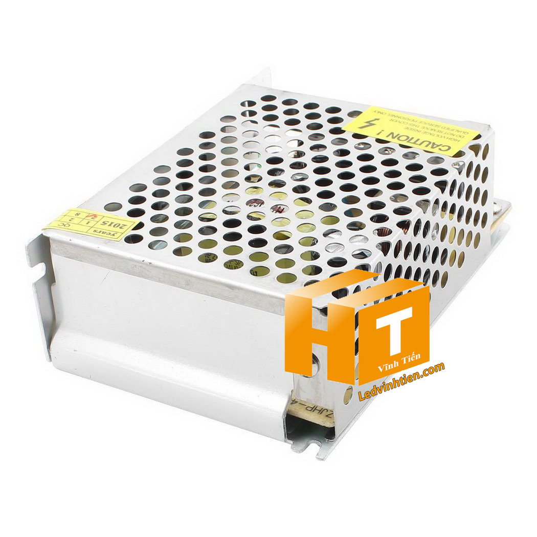 Bộ nguồn 24V 2A không quạt, thiết kế tản nhiệt tốt, an toàn.