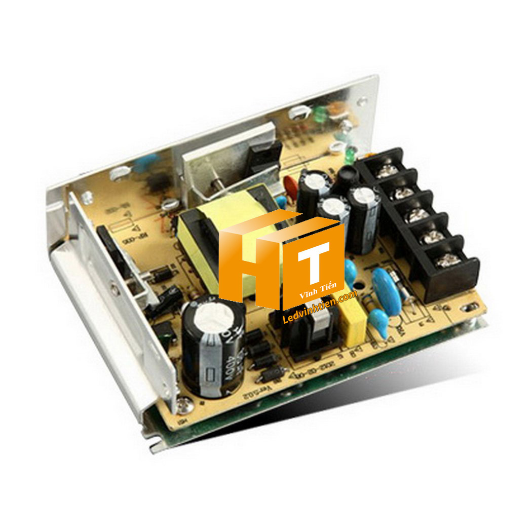 Bộ nguồn 24V 2A không quạt, chống quá áp, bảo vệ thiết bị.
