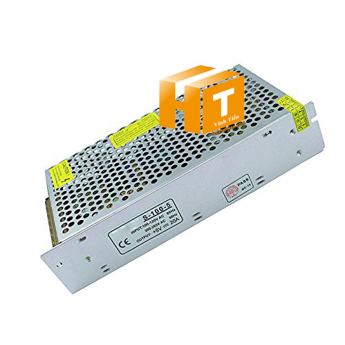 Bộ nguồn tổng, nguồn tổ ong, nguồn dc 5V 20A 100W không quạt, loại tốt, giá rẻ, chất lượng, đủ ampe, dùng cấp nguồn DC5V cho đèn led, camera, bơm mini, bóng led đúc f5, f8, module led ma trận, tự động hóa, ledvinhtien.com