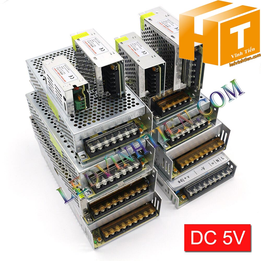 Nguồn tổ ong 5V 70A ngoài trời dạng hộp loại tốt, giá rẻ, chất lượng, đủ công suất