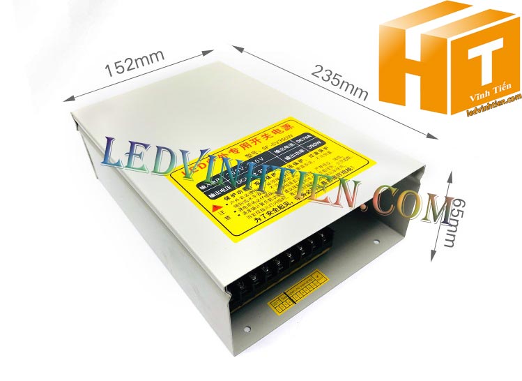 Nguồn tổ ong 5V 70A ngoài trời dạng hộp, loại tốt, giá rẻ, Ledvinhtien.com