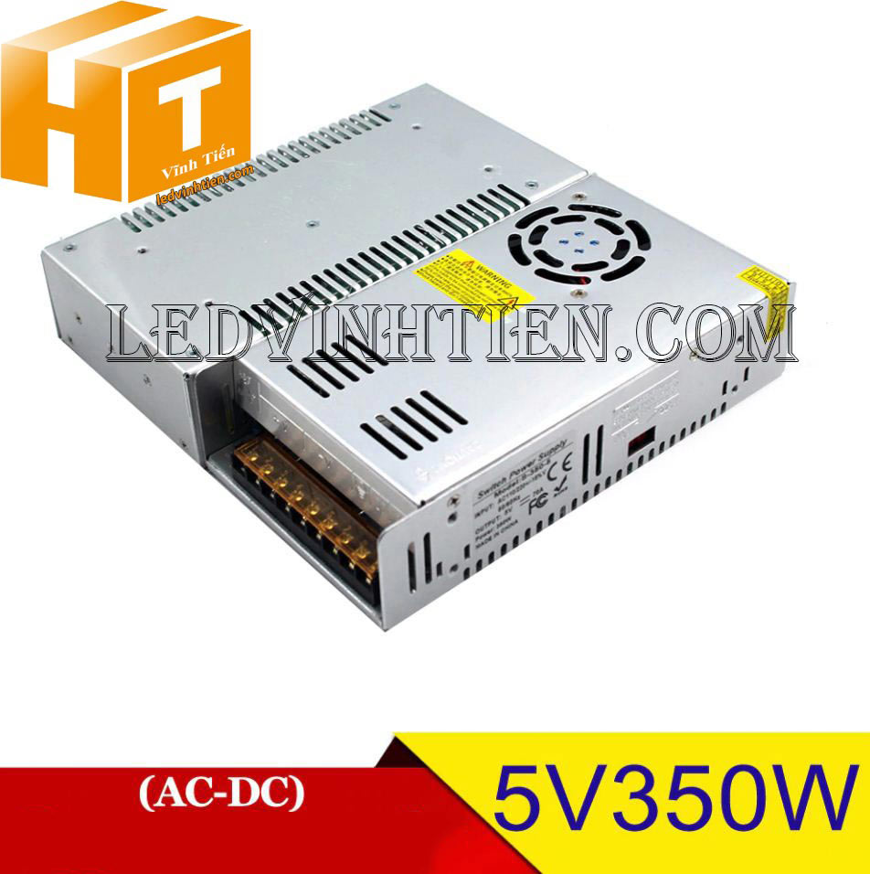 Bộ nguồn DC5V 70A có quạt, loại tốt, đủ công suất, ampe, hiệu vĩnh tiến