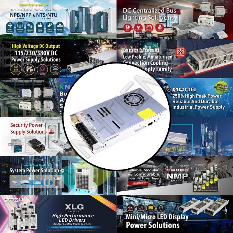 Bán nguồn xung Mean Well LRS-450-48, 48VDC 9.2A tại Phú Yên