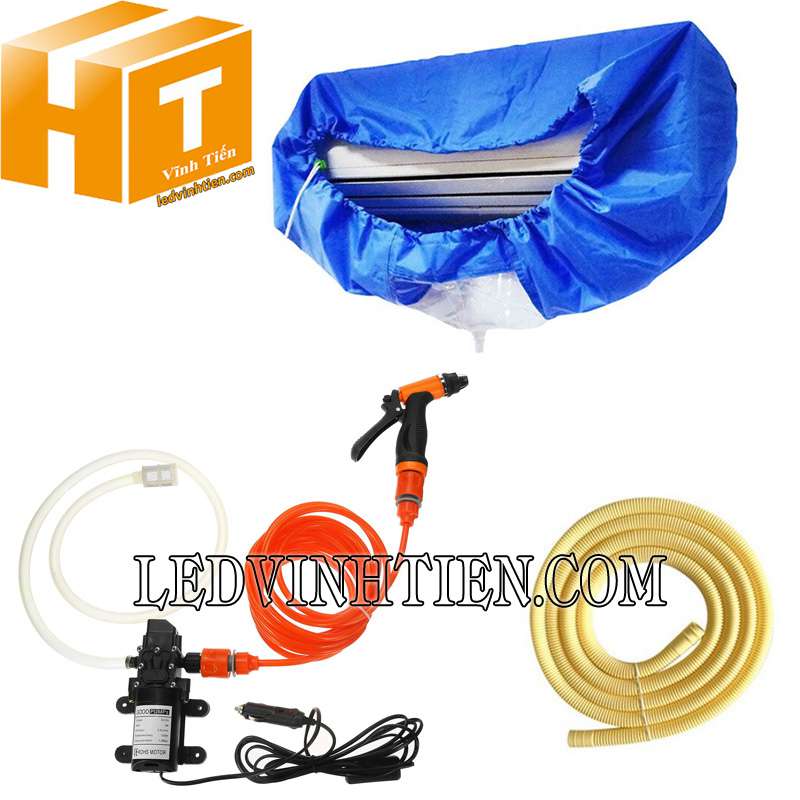 Bộ dụng cụ xịt vệ sinh máy lạnh giá rẻ tại Quy Nhơn