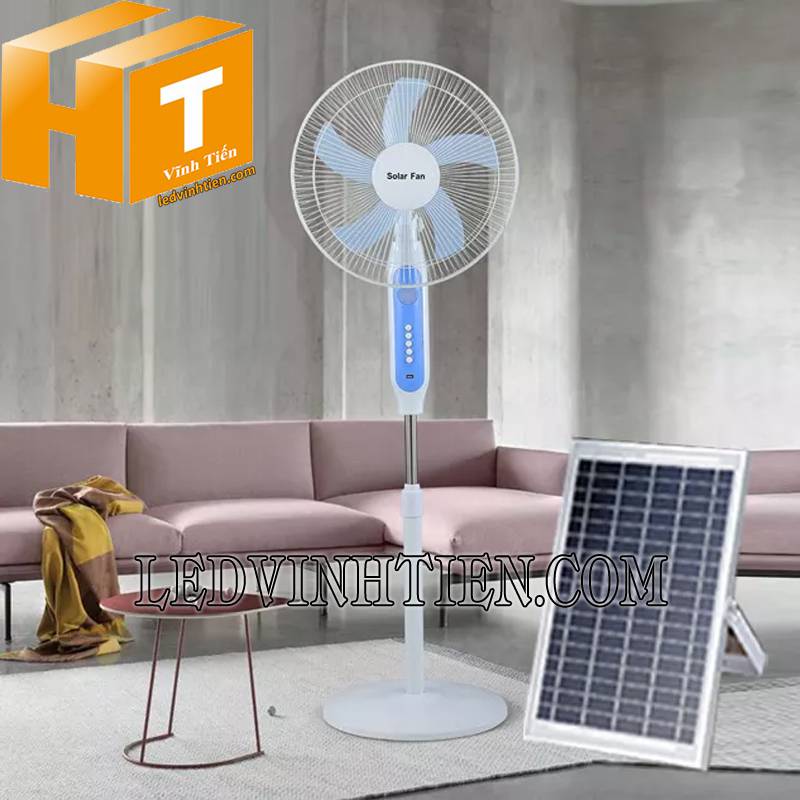 ứng dụng quạt sạc NLMT 20W F2-16 giá rẻ