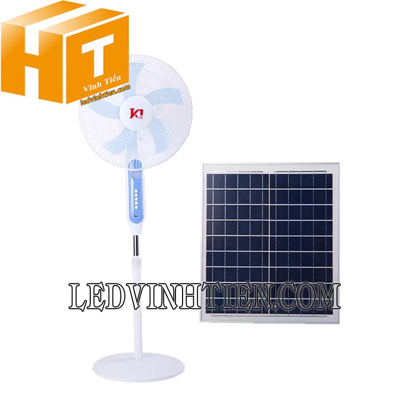 ứng dụng quạt sạc NLMT 18W Jindian