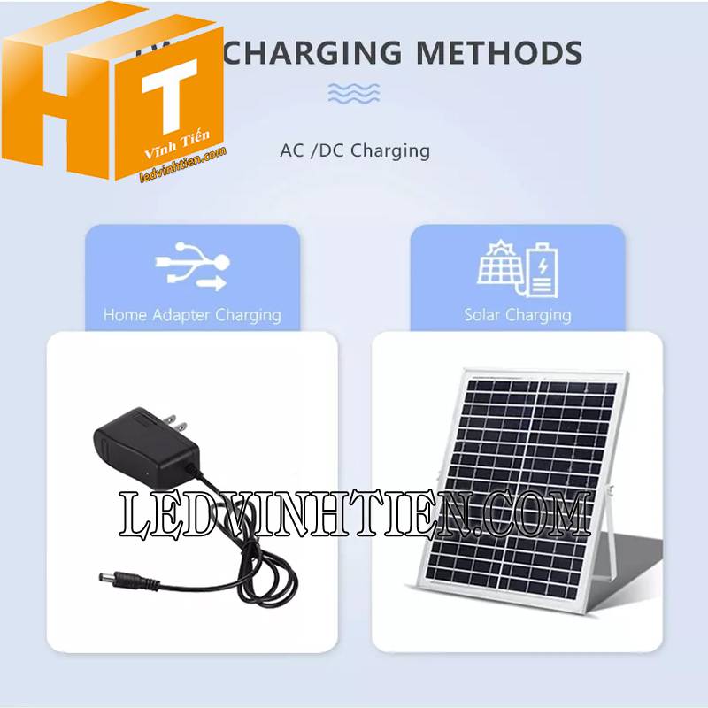 ứng dụng quạt sạc NLMT 18W Jindian loại tốt