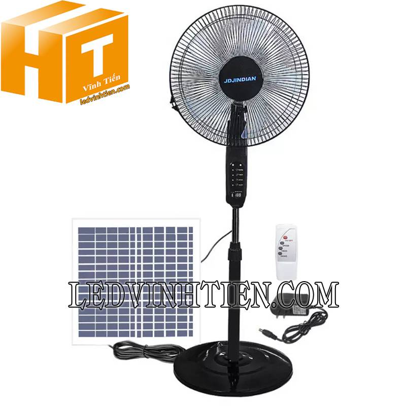 ứng dụng quạt sạc NLMT 18W Jindian chính hãng