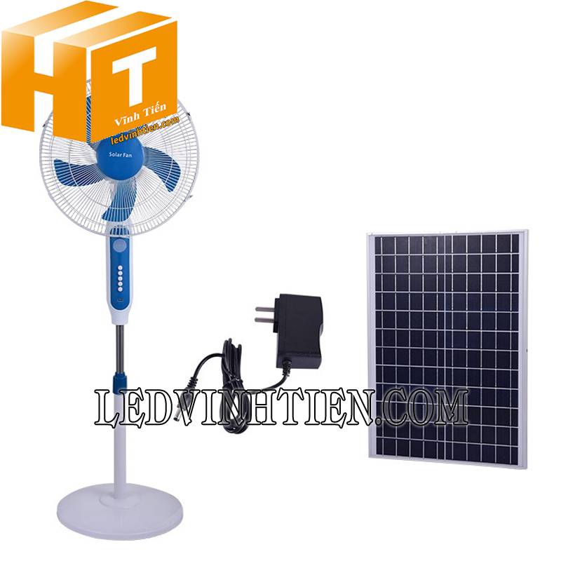 ứng dụng quạt sạc NLMT 25W Jindian tại vĩnh tiến