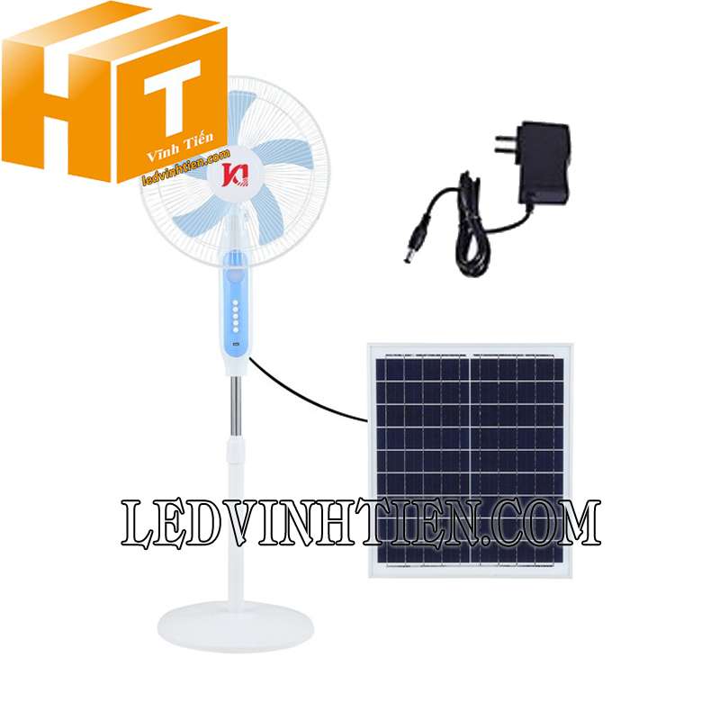 ứng dụng quạt sạc NLMT 25W Jindian