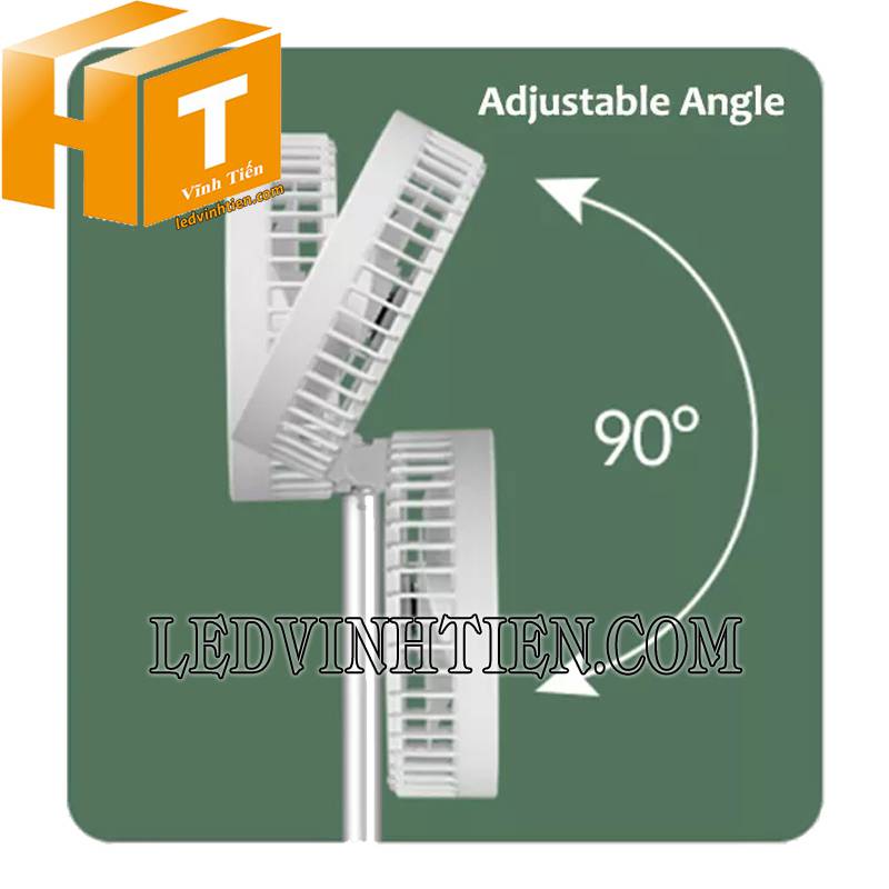 quạt sạc NLMT 5W Jindian giá rẻ