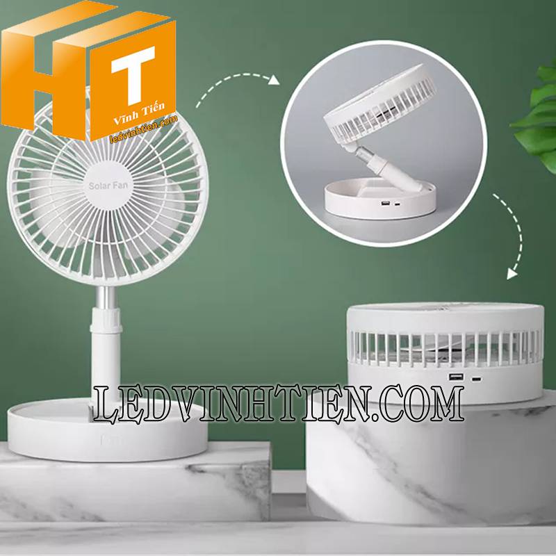 ứng dụng quạt sạc NLMT 5W Jindian