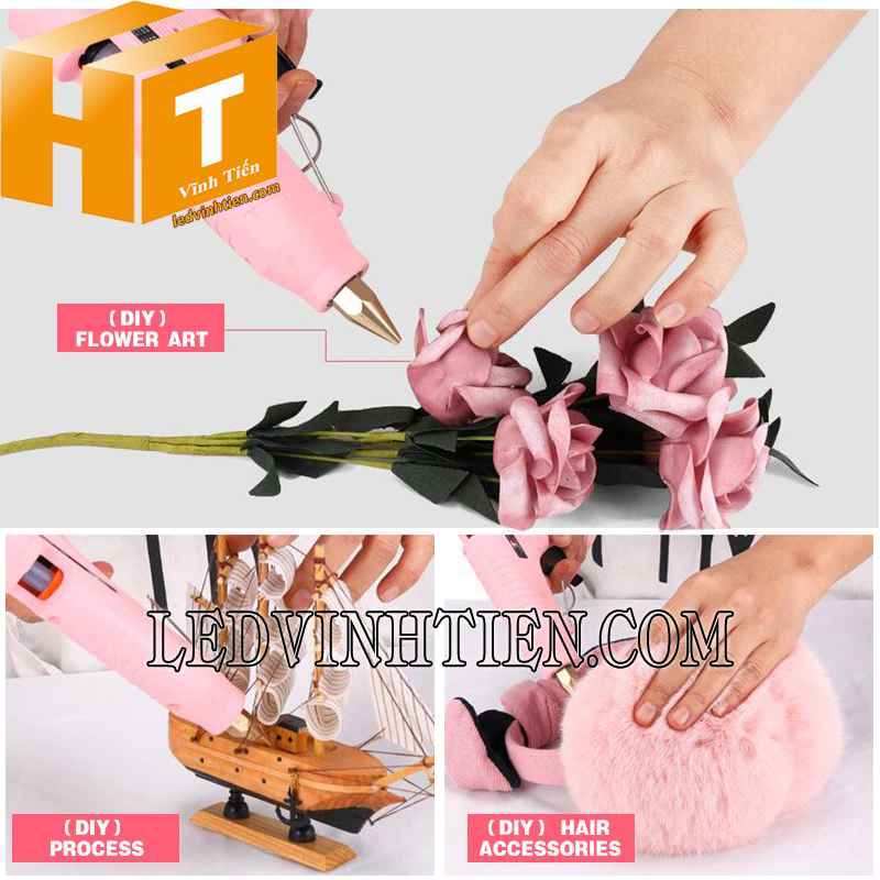 súng bắn keo 40W dán cây hoa giả