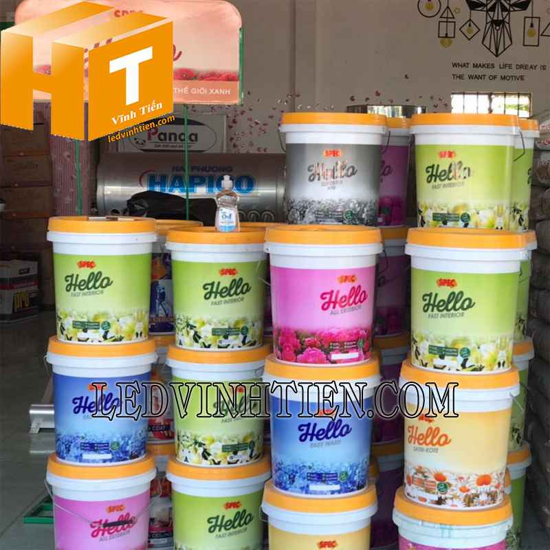 thùng sơn nước nội thất Spec Hello Odourlesskot Bóng Ngọc Trai giá rẻ