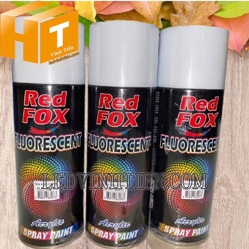 Sơn xịt huỳnh quang Red FOX 400cc giá rẻ Tuy Hòa