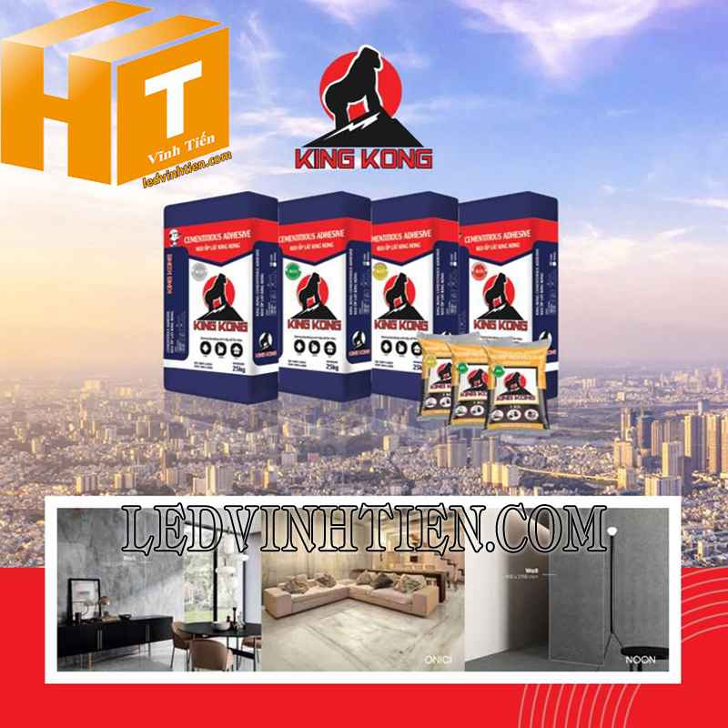 keo miết mạch gạch và đá King Kong JK-02 chiết khấu cao, bán tại vĩnh tiến