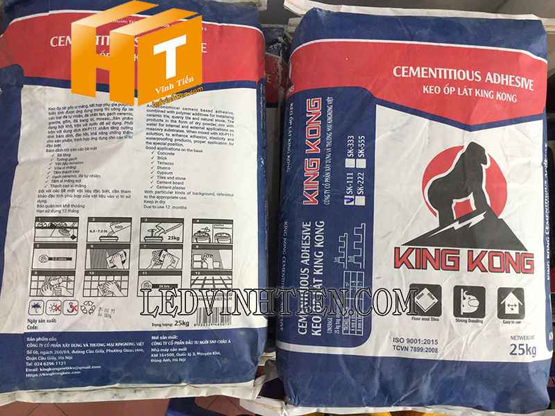 keo dán gạch và đá King Kong SK-222 hàng chính háng