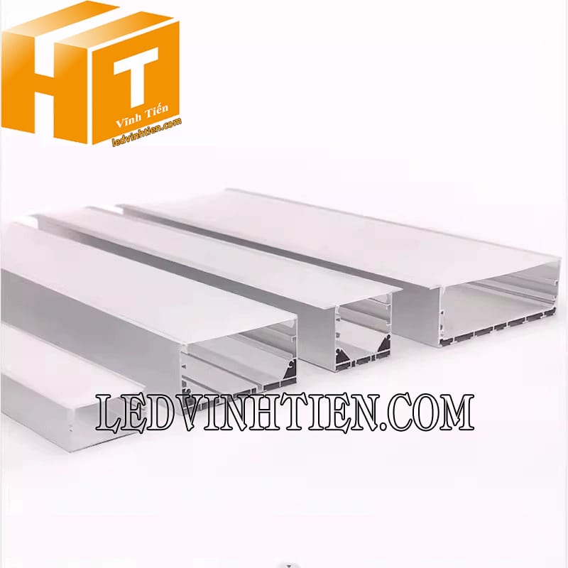 Thanh profile nhôm chữ U gắn nổi