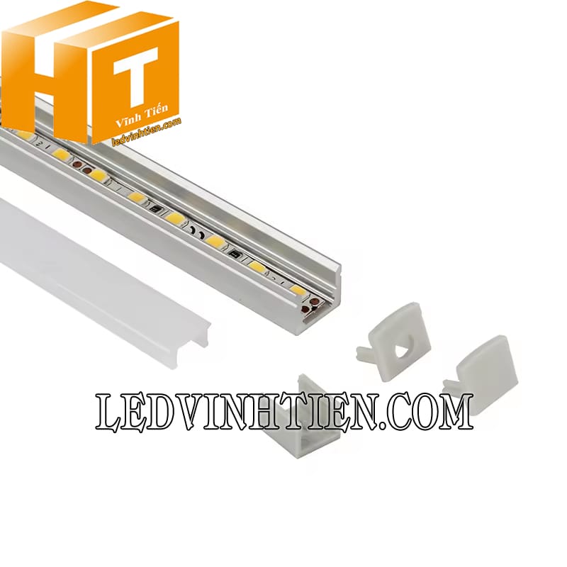 Thanh định hình nhôm chữ U 10x10mm