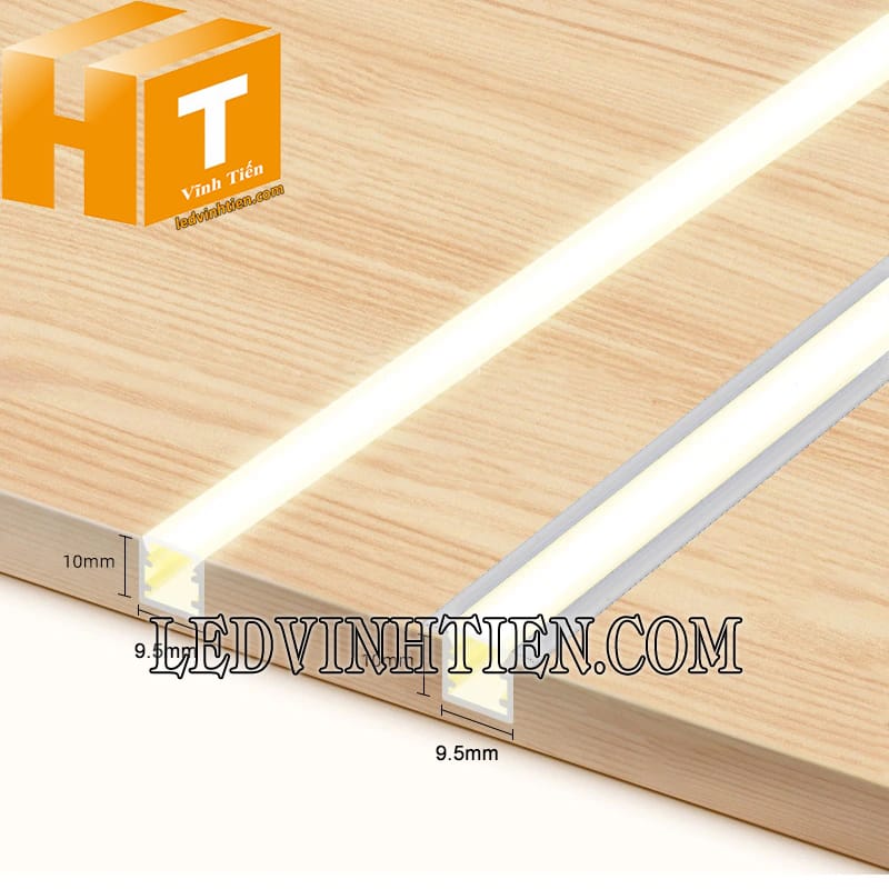 Thanh nhôm định hình led dây