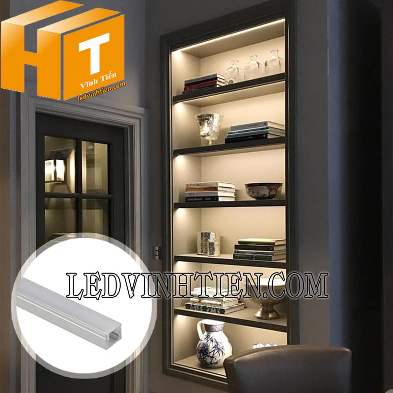 Thanh nhôm định hình trang trí kệ trưng bày