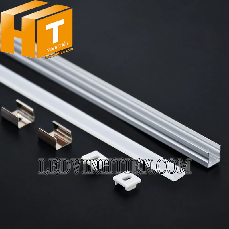 Thanh nhôm profile chữ U 10x10mm