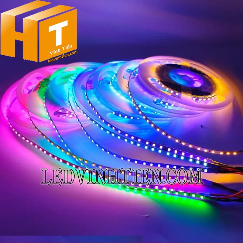 Led dây dán 2835 dùng cho thanh nhôm U 10x13mm gắn nổi
